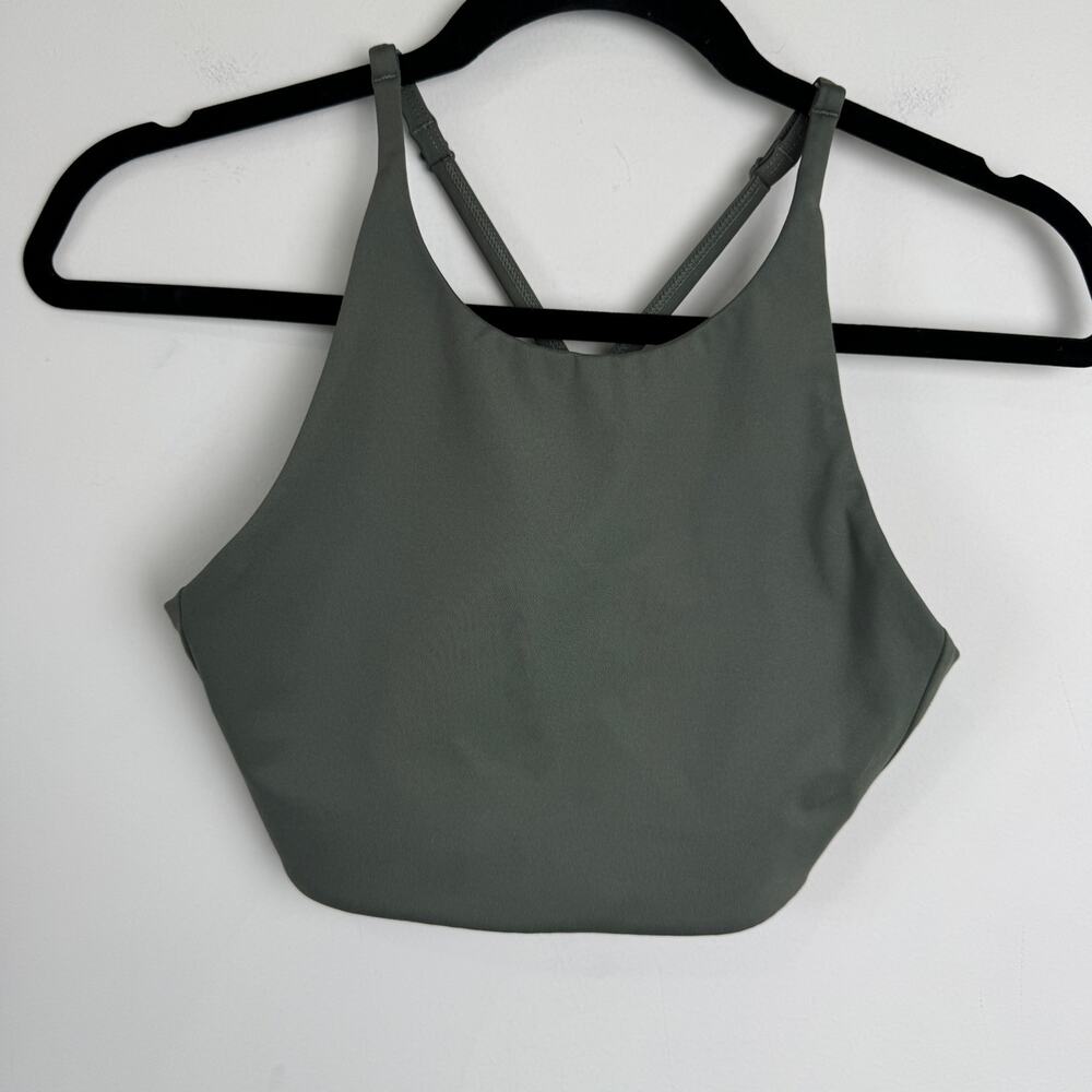 Girlfriend Collective Women's Topanga Green Sports Bra Size XS